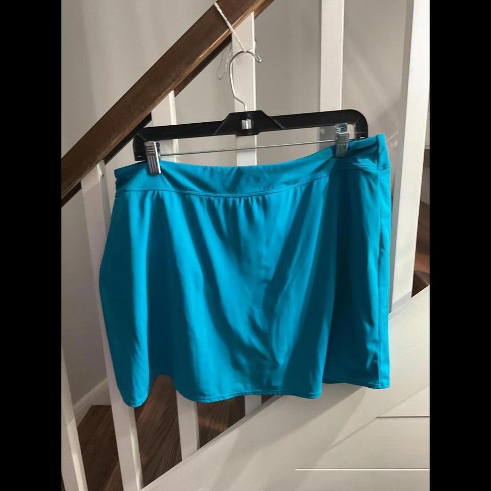 Aqua Blue Swim Skirt Size 16